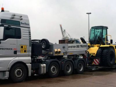 Hyster 52 ton large-capacity forklift delivered to Norway